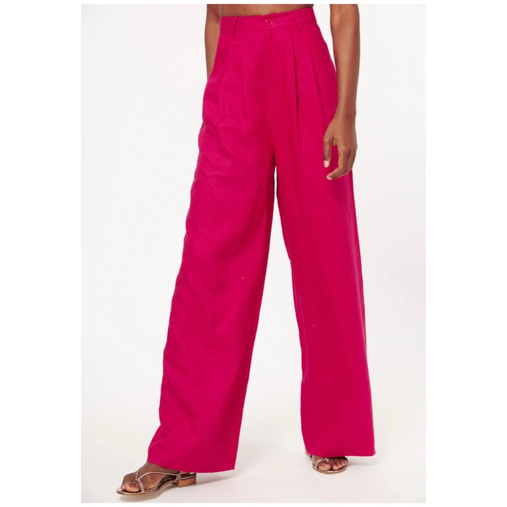 CAMI NYC the Rylie Pant in Raspberry
